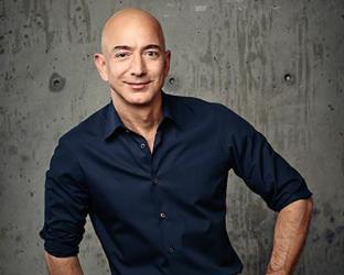 Jeff Bezos posing for the camera