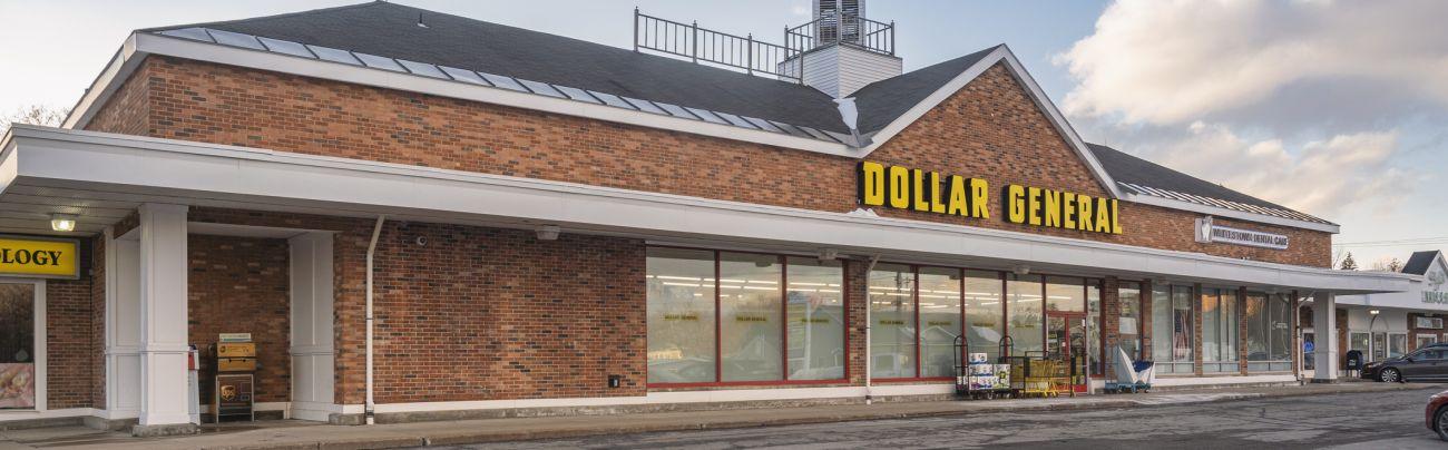 a store in a brick building