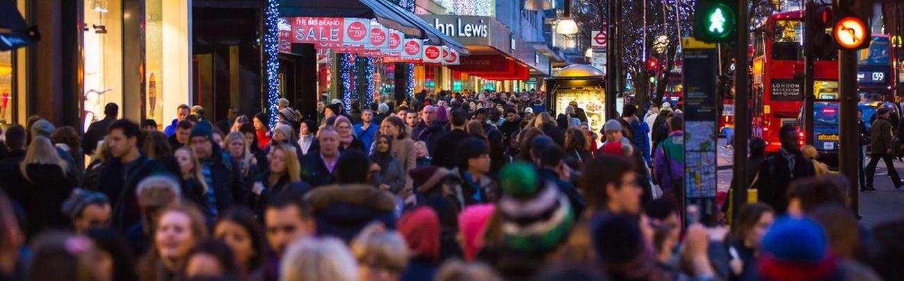 holiday shoppers