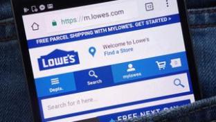 Lowe's website