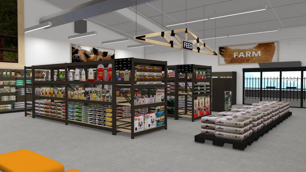 Digital Rendering of Petco's Farm & Pet Supply Pet Centers