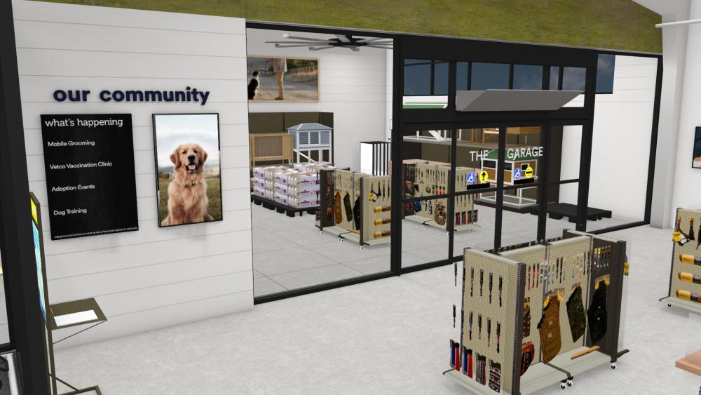 Digital Rendering of Petco's Farm & Pet Supply Pet Centers