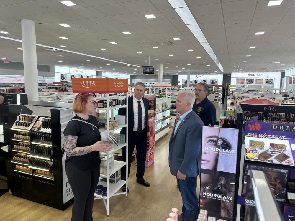 Ulta Beauty store walk with Yolo County District Attorney Jeff Reisig.