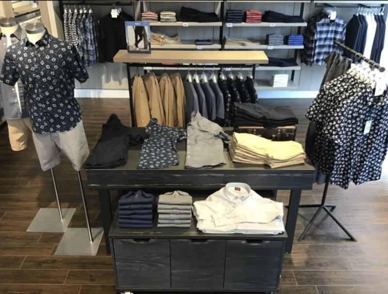 UNTUCKit clothing inside store